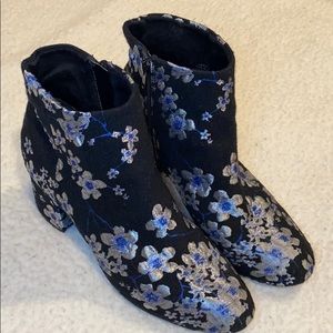 SO...floral booties